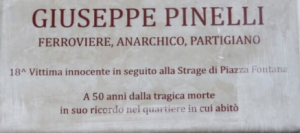 Parigi o cara Lapide Pinelli